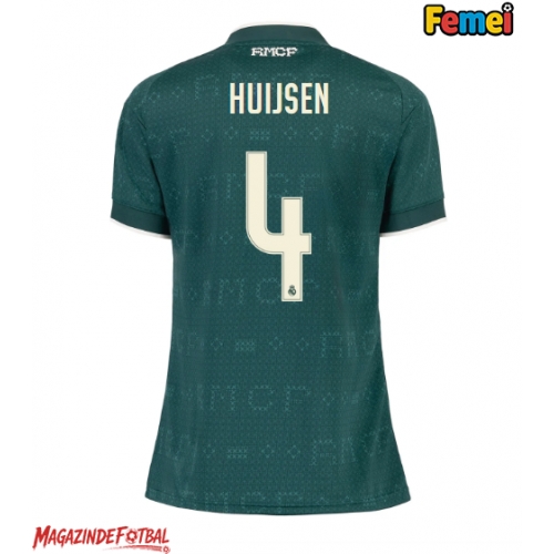 Real Madrid Dean Huijsen #4 Tricou Fotbal Replică 2026-27 Femei Deplasare Real Madrid Dean Huijsen #4 Tricou Fotbal Replică 2026-27 Femei Deplasare